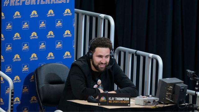 九游娱乐-克雷化身解说员点评勇士 赛后机智发问为难库里